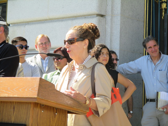 Janan New, a landlord representative, spoke against the bill ....