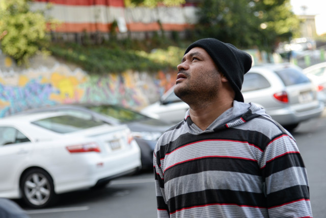 Adan Lobo, who has lost his home on Hampshire St. , is now living in a van