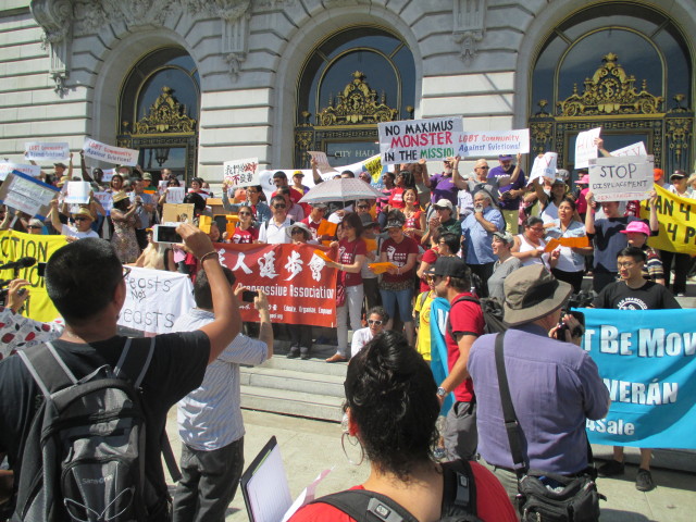 Renters demand eviction protections