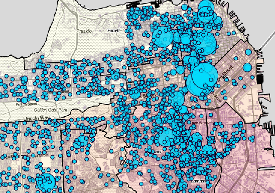 When the city lets its affordable housing mix slip to about 15 percent, you get evictions