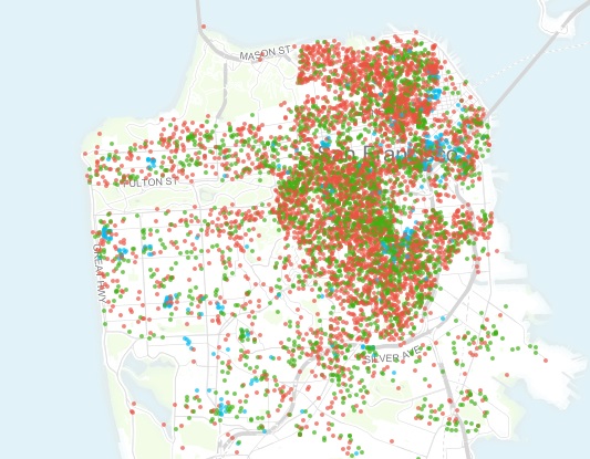 This interactive map shows which Airbnb units are actually spare rooms and which are entire buildings