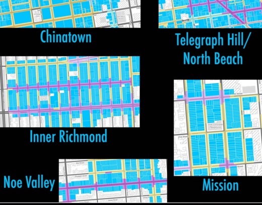 This graphic from People Power Media shows some of the neighborhoods that will be impacted