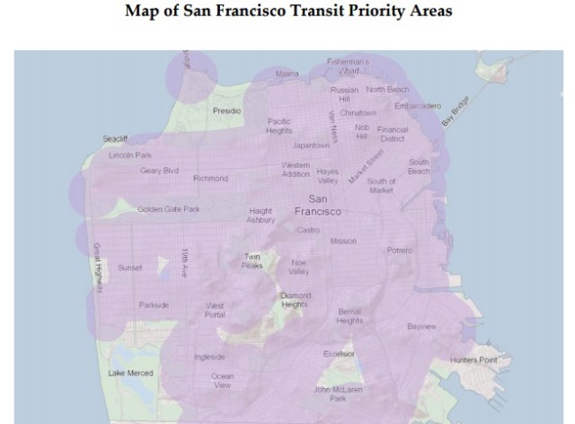 Sf Transit Priority Areas