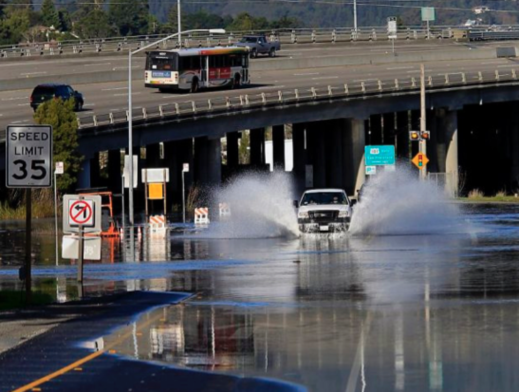 Again, totally not to scare you but this Marin's Richardson County flooding due to sea level rise. Photo courtesy Time to Lead on Climate