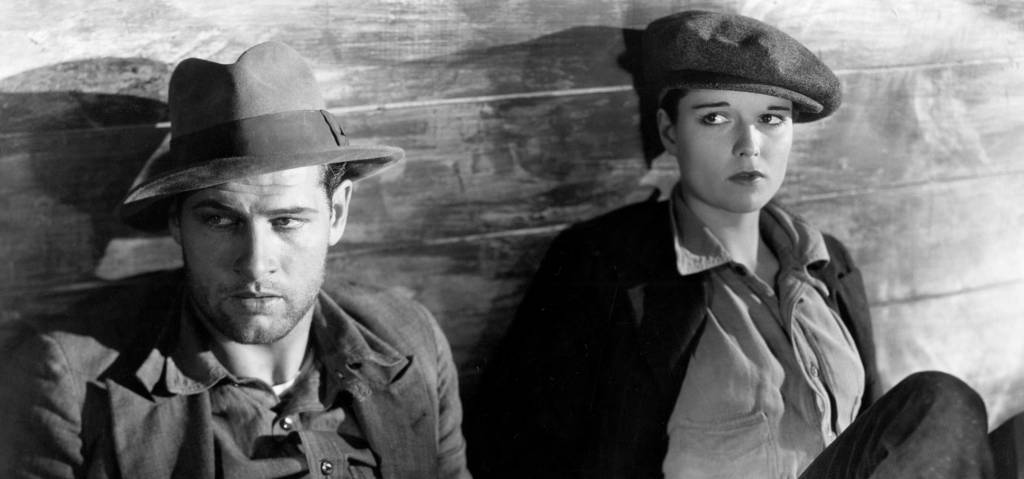 1928's Beggars of Life features Louise Brooks (r) as a cross-dressing abuse survivor who rides the rails with Richard Arlen. All photos courtesy SF Silent Film Festival