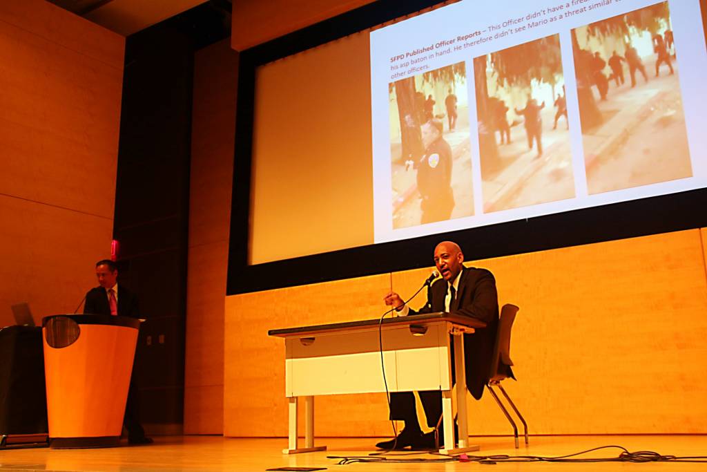 Ken Williams & Jeff Adachi at the San Francisco Public Defenders Summit