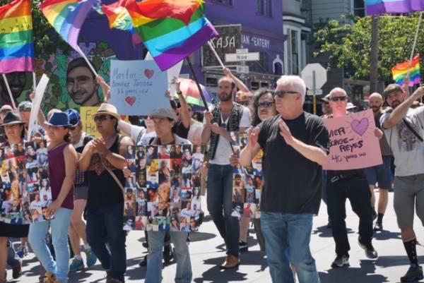 SF Latino, LGBT communities march in solidarity for Orlando - 48 hills