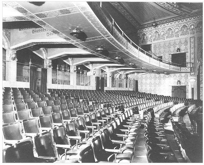 The old Alhambra interior, photo via cinematreasures.org