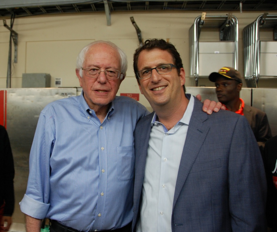 Sen. Sanders and Dean Preston