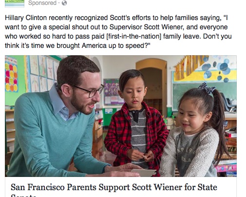 This "parents" ad is paid for almost entirely by real-estate interests, including key foes of Ellis Act reform
