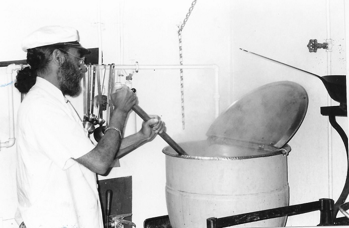 Pubill cooks for sailors as the O'Brien steams to Normandy for a 50th Anniversary  D-Day event