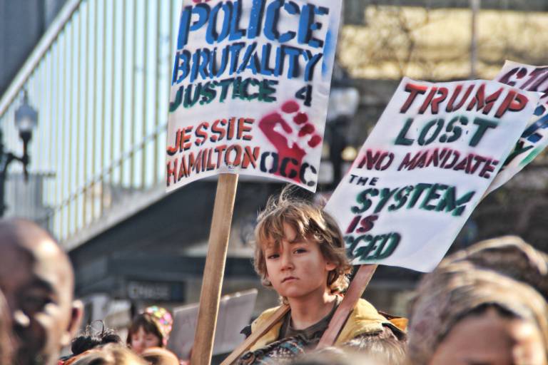 #120Hours Day 1 in pictures: Oaklanders march to Lake Merritt for MLK Day