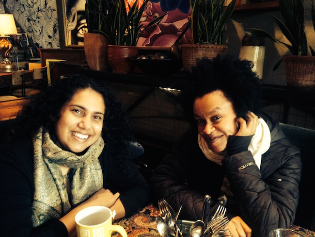 UnderCover founder Lyz Luke (left) and Music Director Meklit in conversation with 48 Hills. 