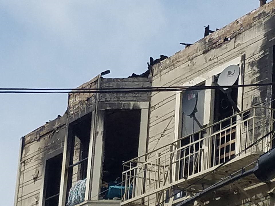 A former halfway house burned in Oakland