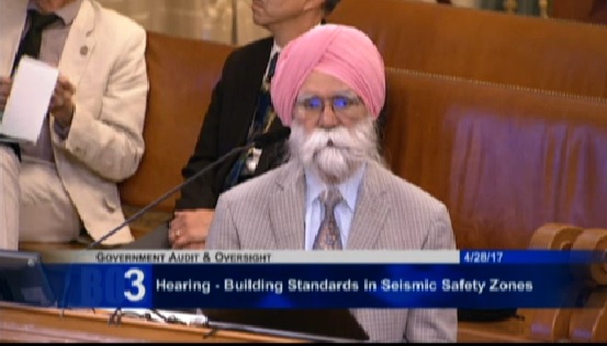 Distinguished structural engineer Hardip Pannu testifies at City Hall