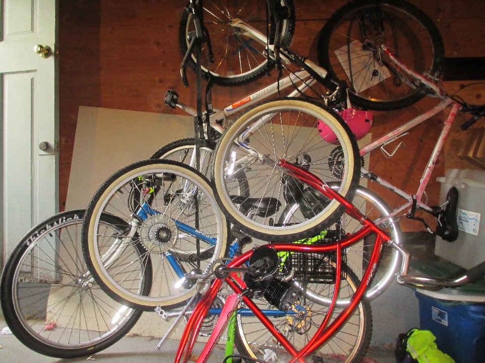 Is this a 'chop shot' -- or a bike lover's basement? 