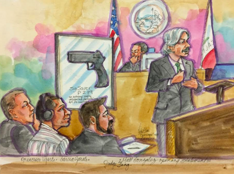The Steinle crime scene: The gun, the shirt ….