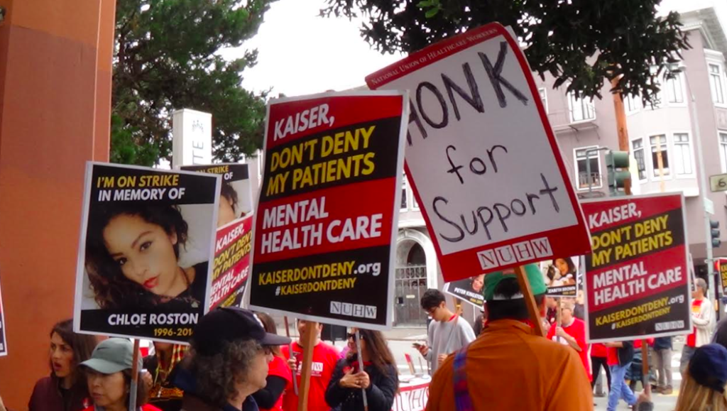 Kaiser workers on picket lines demand more mentalhealth staffing 48