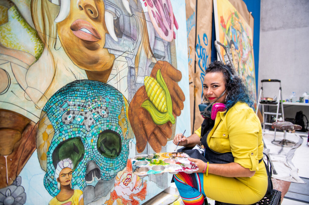 Local artists remix Diego Rivera's 'Pan American Unity' mural at SFMOMA ...