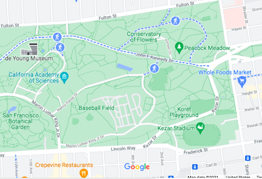 A car free JFK Drive in Golden Gate Park is finally close to