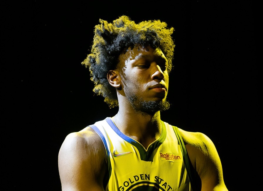 James Wiseman of the Golden State Warriors poses for a portrait
