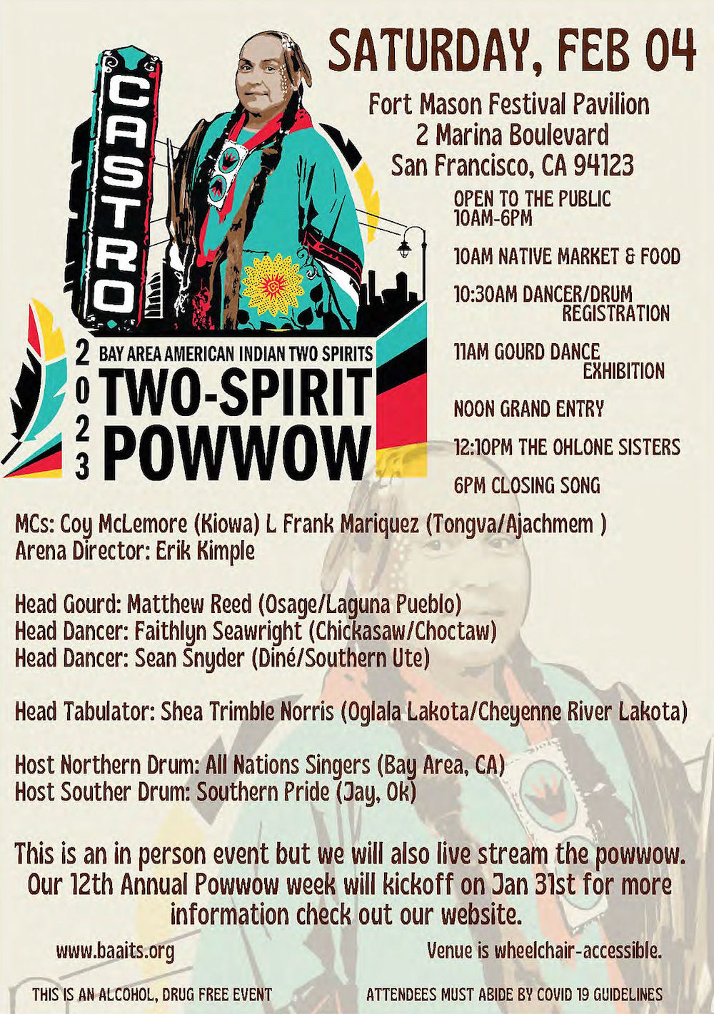 Arts Forecast TwoSpirit Powwow, Black History Month, Edwardian Ball