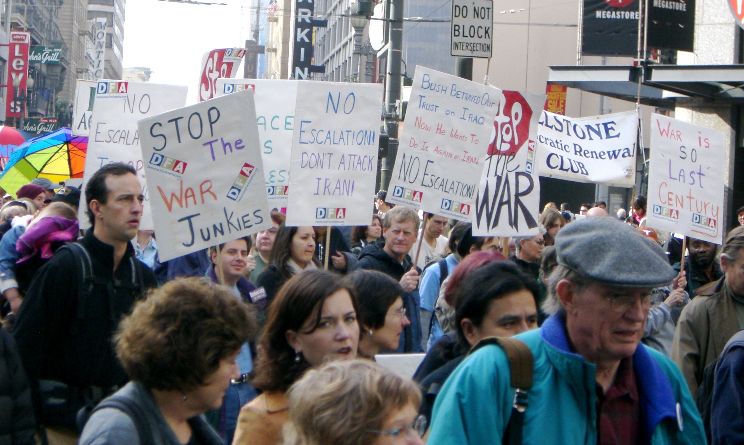 Marching all night, screaming 'til hoarse: protesting the Iraq Invasion 20 years ago
