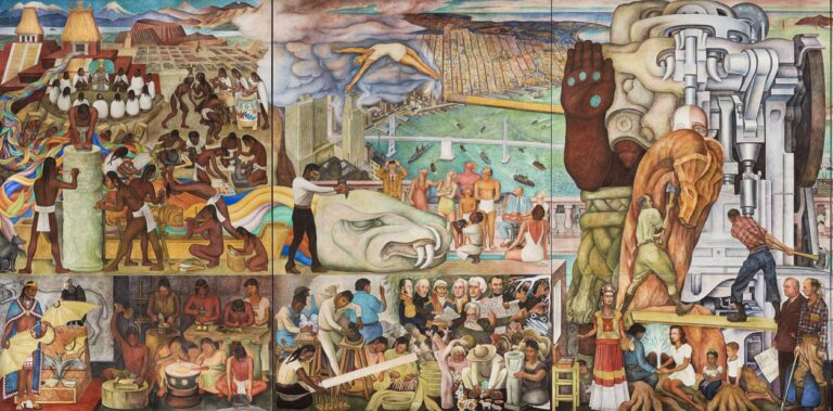 Why is a monumental Rivera mural slipping into darkness again?