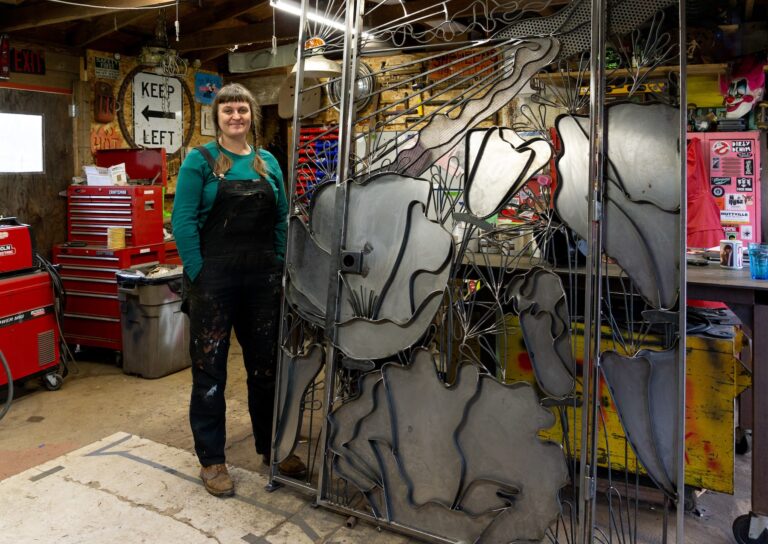 Meet the one-woman welding dynamo creating gorgeously ornate SF gates