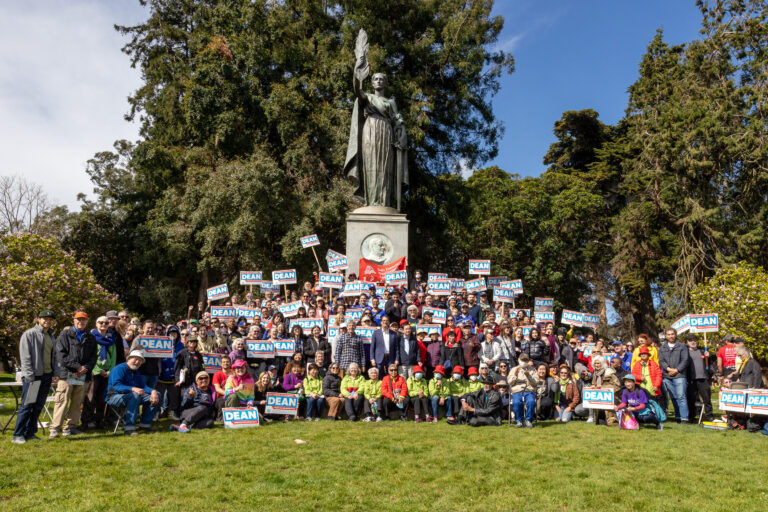Hundreds rally for Preston kick-off
