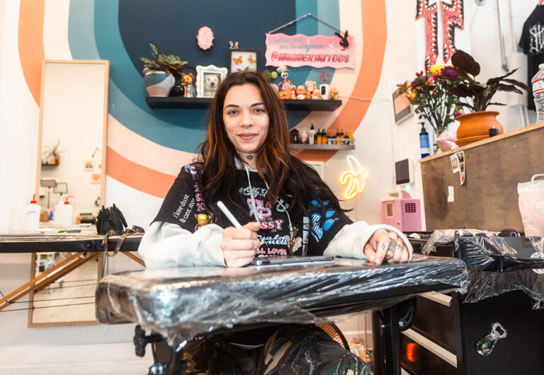 A kickass tattoo artist honors her Mescalero Apache roots