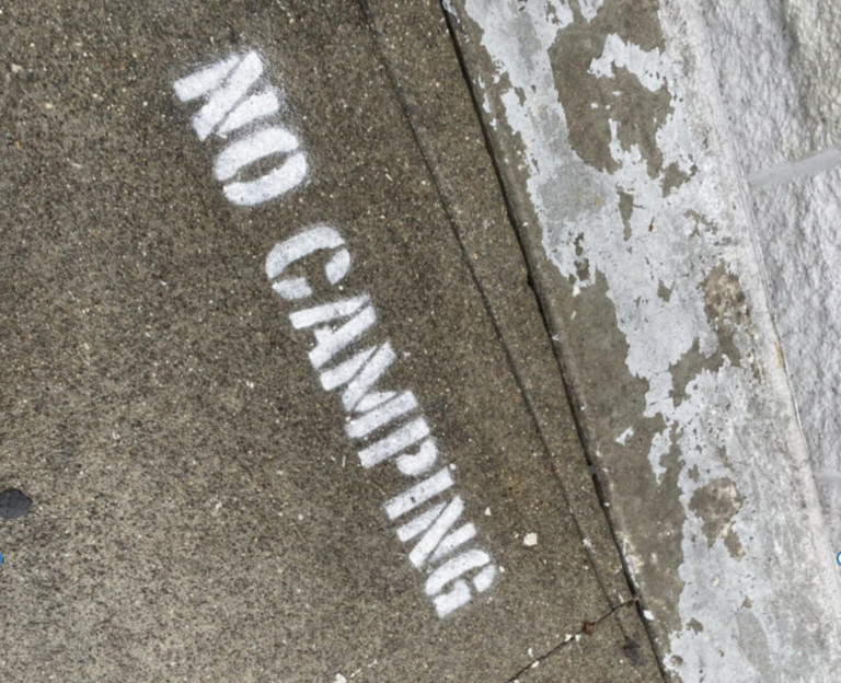 The brutality of criminalizing homelessness