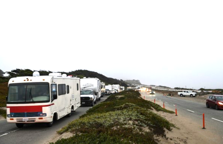 Westside RV residents take over Zoo parking lot