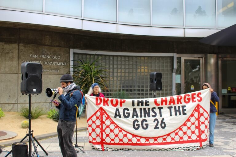 Protesters call for Jenkins to drop charges against Golden Gate Bridge 26