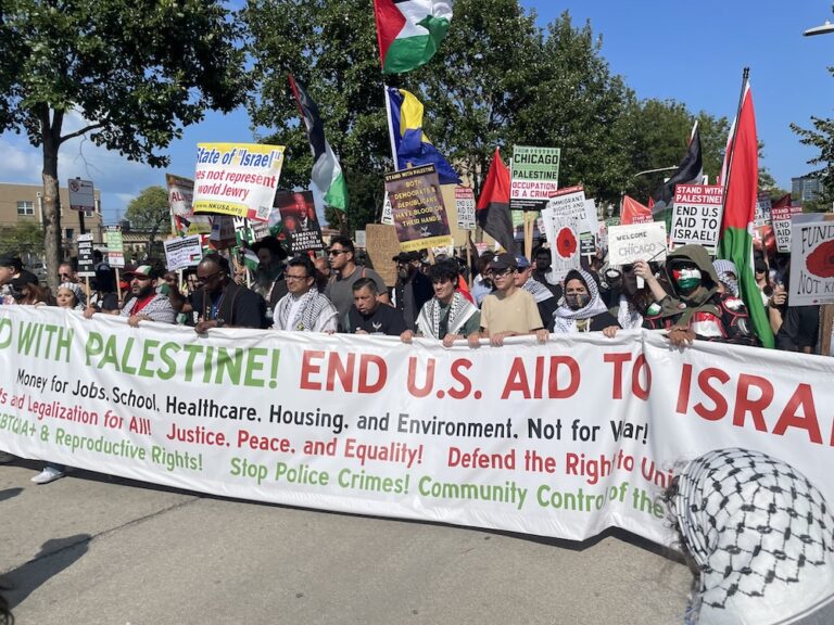 Chicago protests, day 1: ‘A big collective effort’