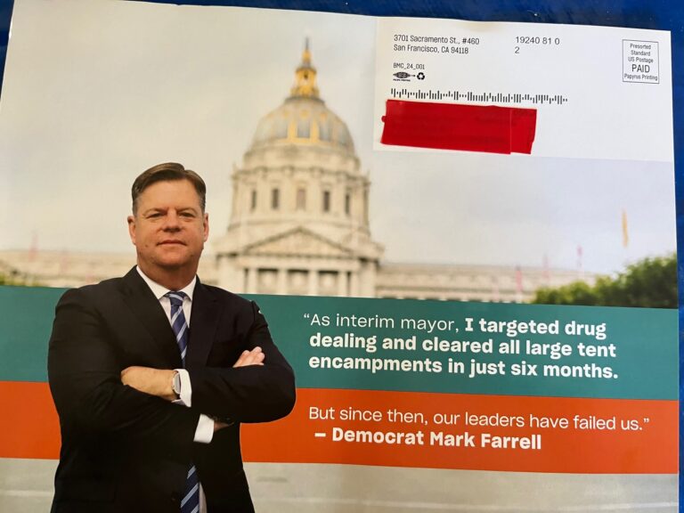 Billionaire-funded mailer sure looks like an ad for Mark Farrell for Mayor