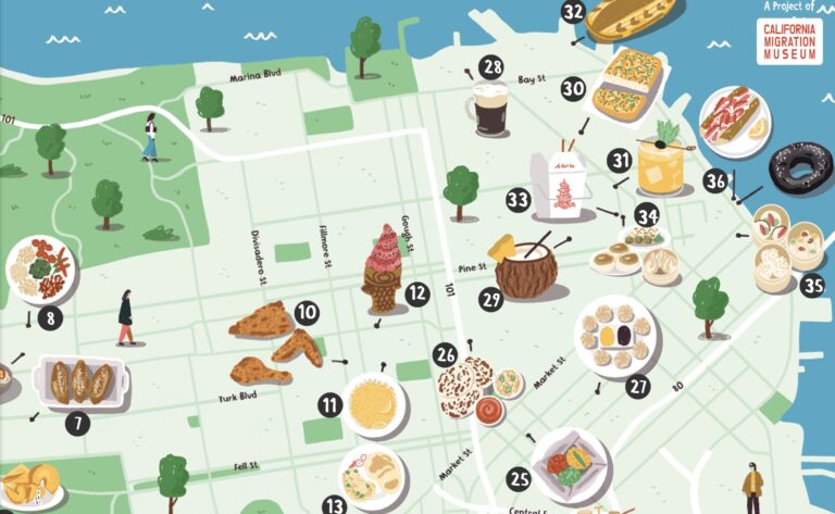 Best of the Bay 2024 Editors’ Pick: California Migration Museum’s Melting Spots map