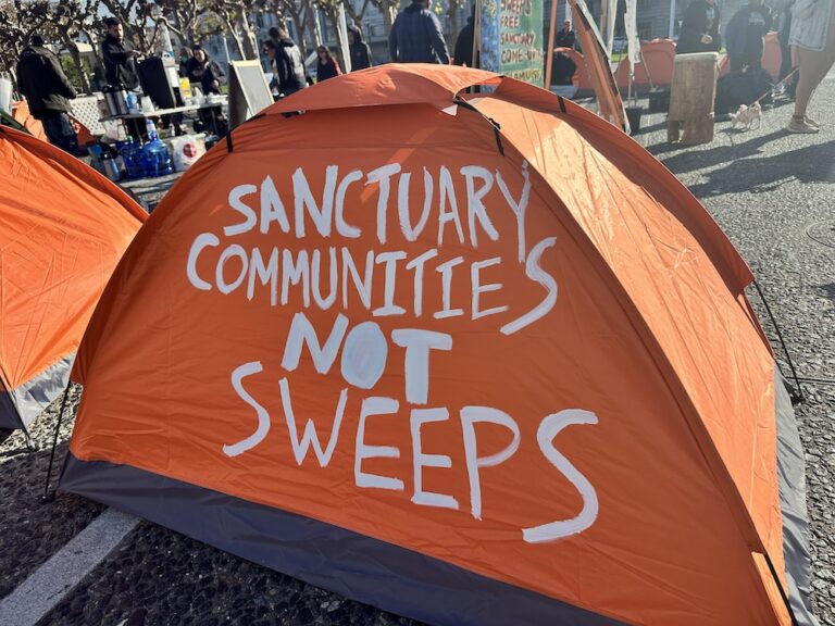 Peaceful protests by unhoused in SF and other cities lead to massive police sweeps