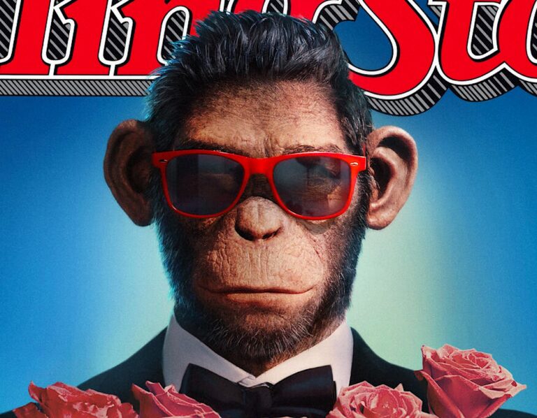 When it comes to playing a pop star, he’s more monkey than man