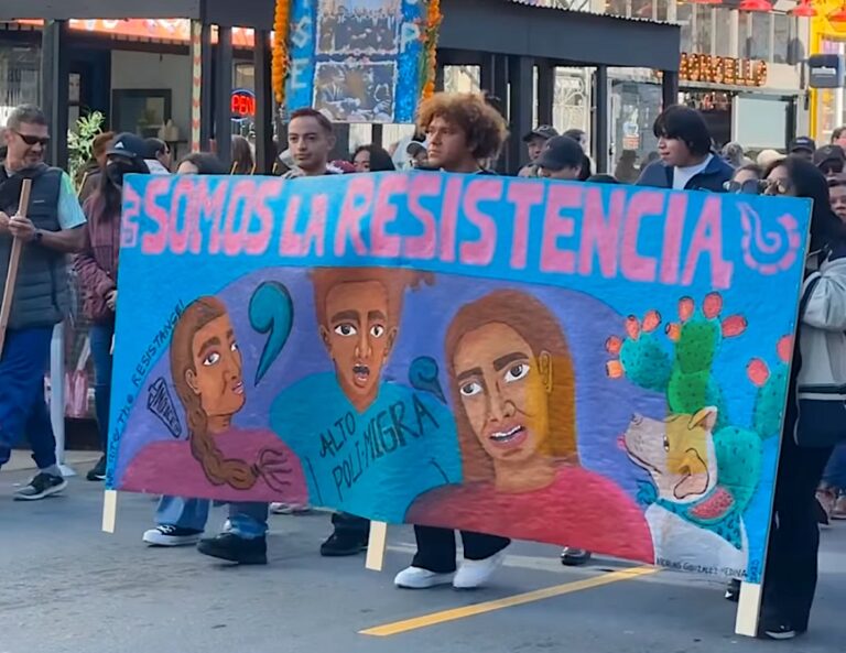 Watch: Immigrant rights activists march in Mission