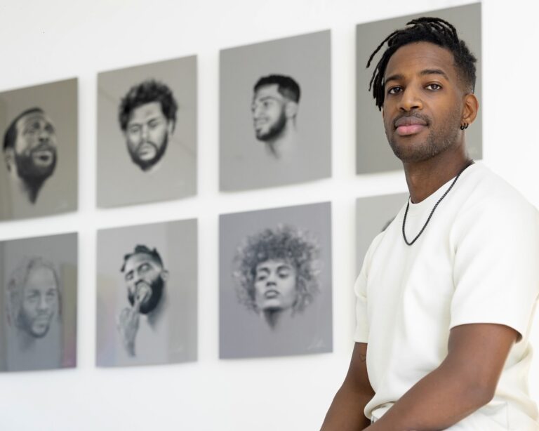 Friends and family power the poise on Tyler Willis’ photorealistic canvases