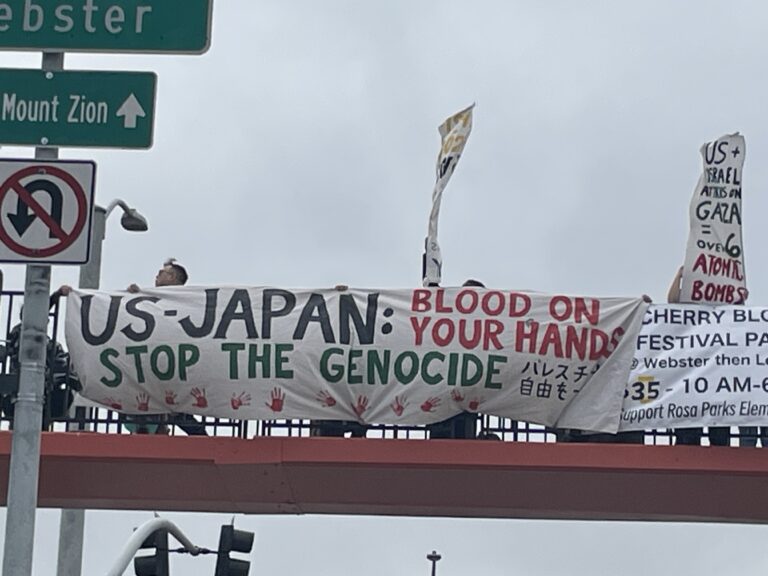 The Cherry Blossom Festival is complicit in police violence and the crisis in Gaza