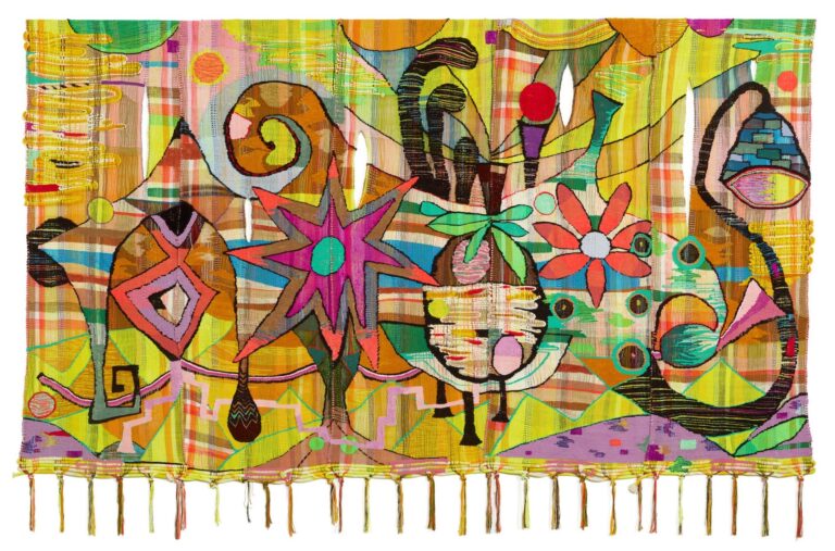 Inspired by Sister Corita Kent, Terri Friedman’s meticulous weaves erupt into protest