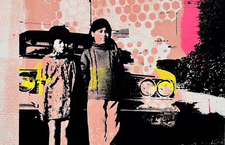 With mixed-media vibrancy, Julia LaChica conjures the collective journey