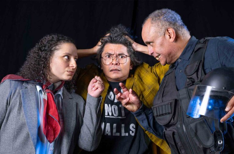 Drama Masks: Despite cutbacks, SF Mime Troupe’s ‘Disruption’ hits home