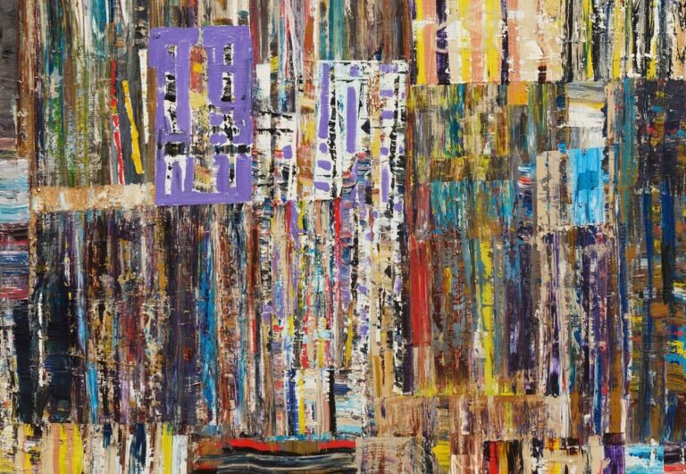 Blues musician Mike Henderson enjoys the ride, right on through to solo art show