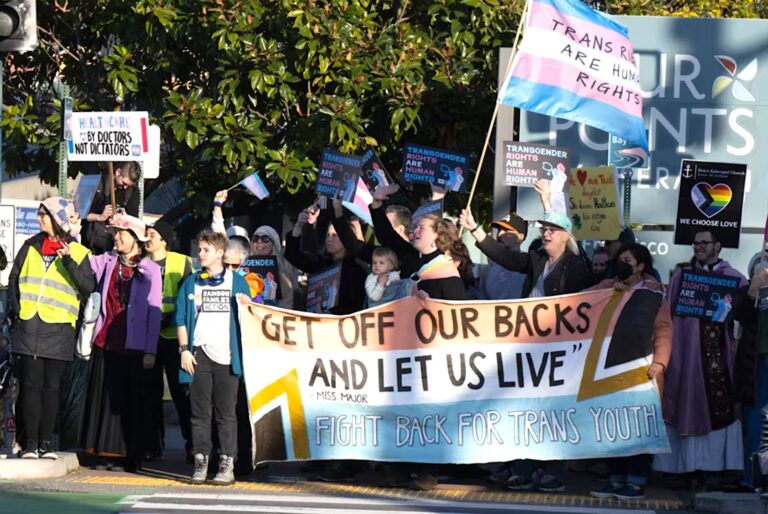 Rainbow Families Action fights for local trans kids with protests, board resolution