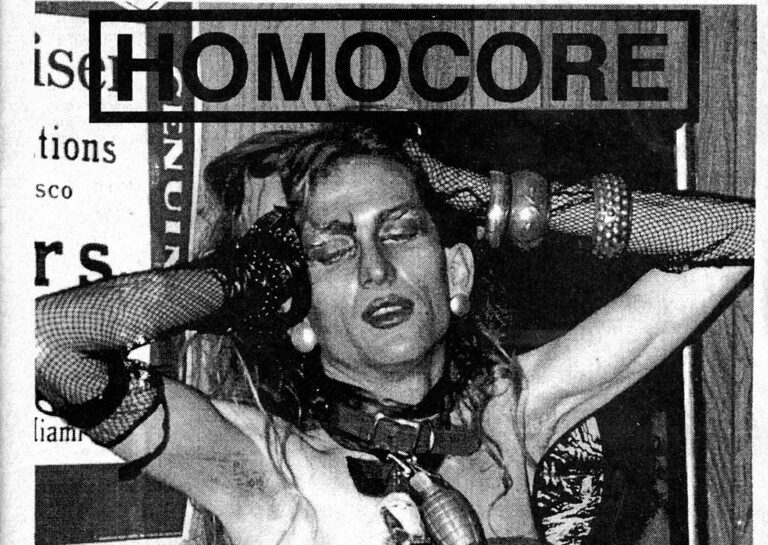 Four decades later, seminal queer punk zine ‘Homocore’ blasts back into view