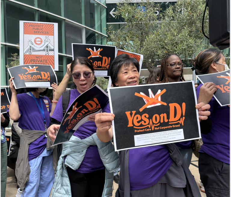 Hundreds rally against health care cuts