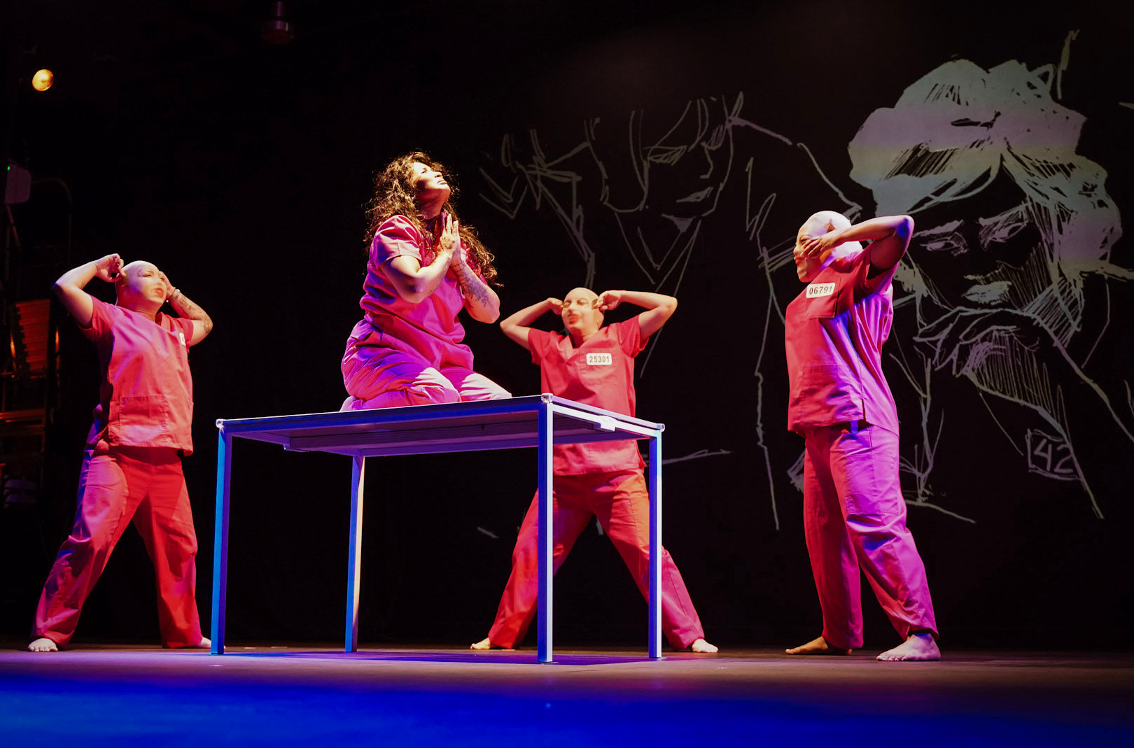 Drama Masks: From another time of terror, 'Burden of Proof' urges to fight and fear not - 48 hills